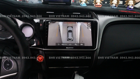 Màn hình DVD Android liền camera 360 xe Honda City 2018 - 2020 | Elliview S4 Basic